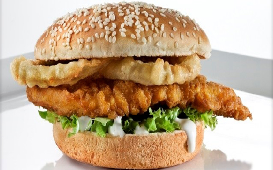 chicken fillet burger