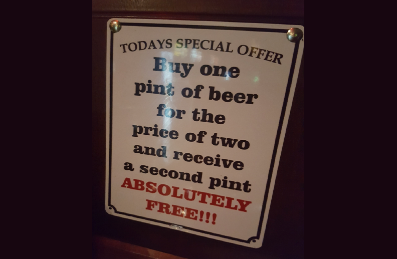 Cheers to a Special Offer!