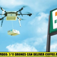 Drone Delivering Hot Food from Convenience Stores